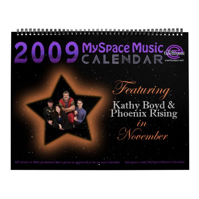 2009 MMC, die KATHY BOYD PHOENIX STEIGEN Kalender (Titelbild)