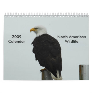 2009 Nordamerikaner-Tier-Kalender Kalender