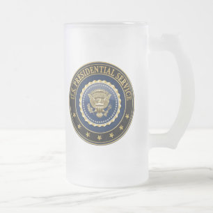 [200] Abzeichen des Präsidialdienstes [PSB] Sonde Mattglas Bierglas