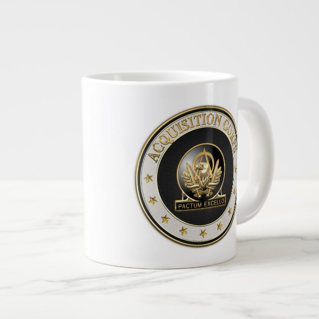 [200] Acquisition Corps (AAC) Regimentsinsignien Jumbo-Tasse (Vorderseite Rechts)
