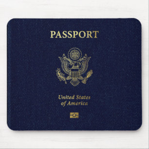 [200] American Passport Cover Mousepad