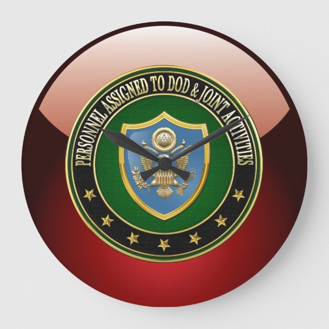 [200] DOD & Joint Activities CSIB Special Edition Große Wanduhr (Vorderseite)