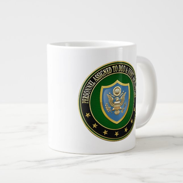 [200] DOD & Joint Activities CSIB Special Edition Jumbo-Tasse (Vorderseite Rechts)
