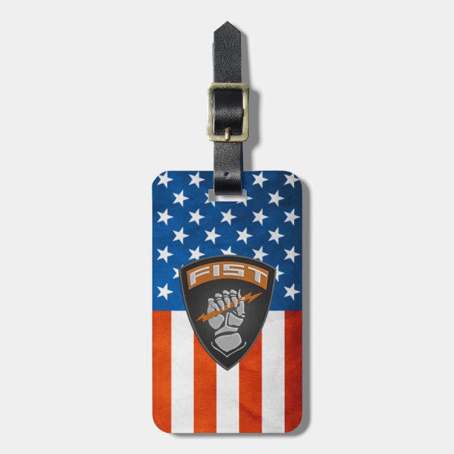 [200] Forward Observer (FIST) [Patch] Gepäckanhänger (Vorderseite vertikal)