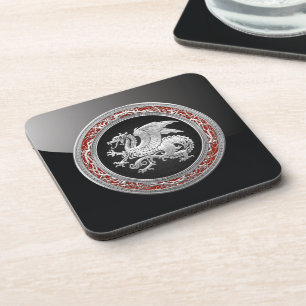 [200] Icelandic Dragon, Landvæ ttir [Silver] Untersetzer