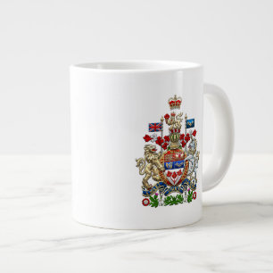 [200] Kanadische Wappen [3D] Jumbo-Tasse