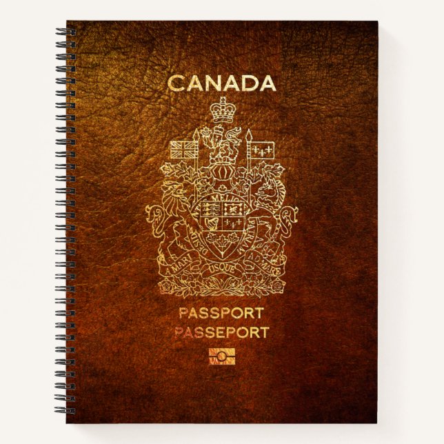[200] Kanadischer Passport Notizbuch (Vorderseite)