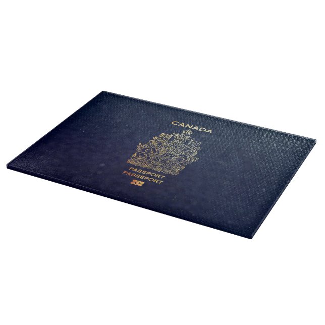 [200] Kanadischer Passport Schneidebrett (Ecke)