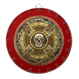 [200] Mictlantecuhtli – Aztekischer Gott des Todes Dartscheibe