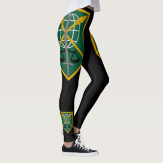200. Militärpolizekommando USA Schwarze Leggings