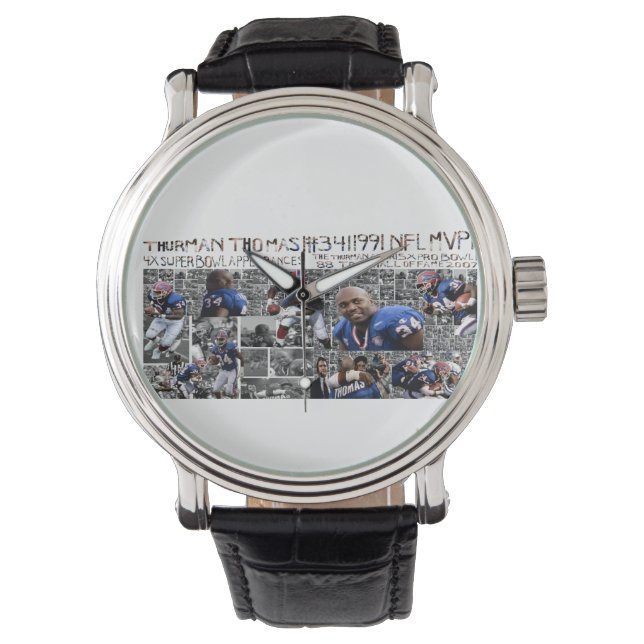 200 Porträts von Thurman Thomas Uhr (Vorderseite)
