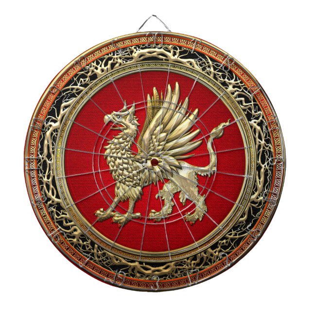 [200] Sacred Gold Griffin Dartscheibe (vorne)