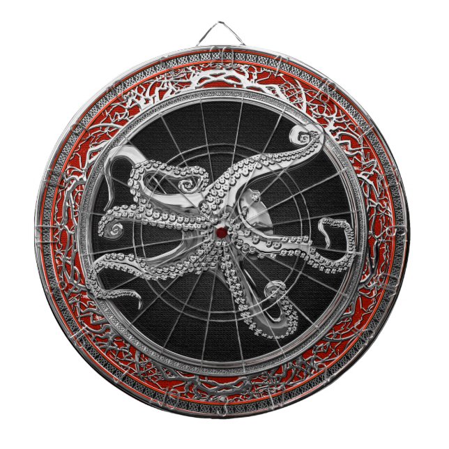 [200] Sacred Silver Octopus in Defensive Posture Dartscheibe (vorne)