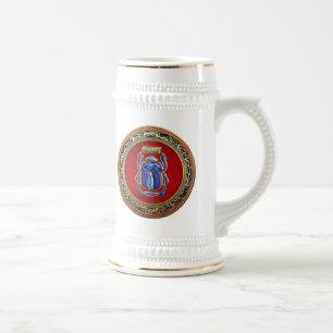 [200] Schatzkammer: Alter ägyptischer Skarabäus Bierglas