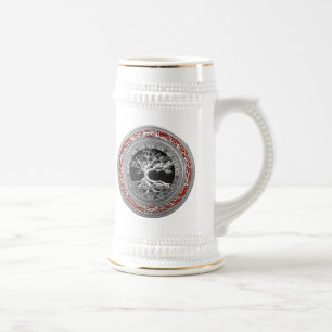 [200] Schatztruhe: Keltischer Baum des Lebens [Sil Bierglas