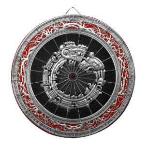 [200] Schlangengott Quetzalcoatl [Silber] Dartscheibe