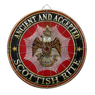 [200] Scottish Rite Double-headed Eagle Dartscheibe