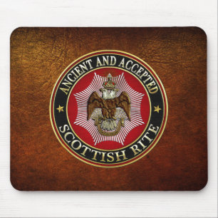 [200] Scottish Rite Double-headed Eagle Mousepad
