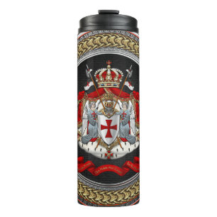 [200] Tempelwappen der Ritter Thermosbecher