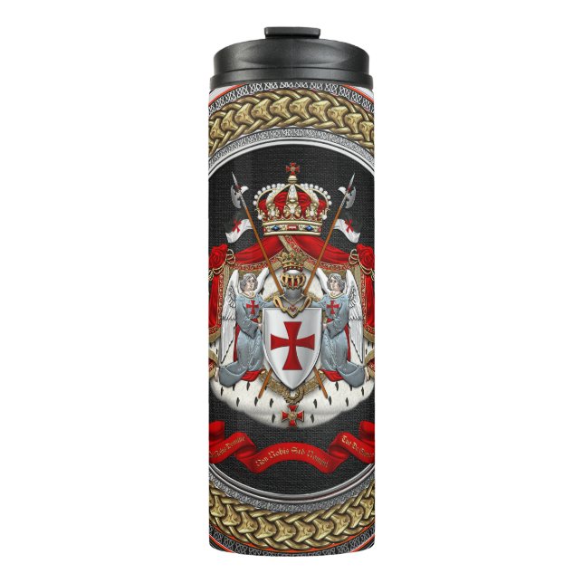 [200] Tempelwappen der Ritter Thermosbecher (Vorderseite)