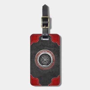 [200] Vegvisir - Viking Silver Magic Runic Compass Gepäckanhänger