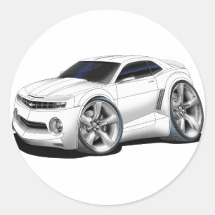 2010-11 Camaro Weißer Wagen Runder Aufkleber