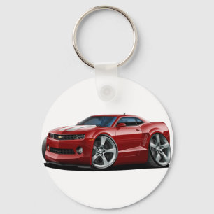 2010-12 Camaro Maroon-White Car Schlüsselanhänger