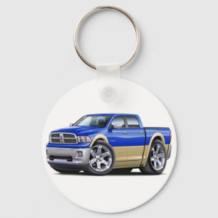 2010-12 RAM Doppelc$blau-tan LKW Schlüsselanhänger