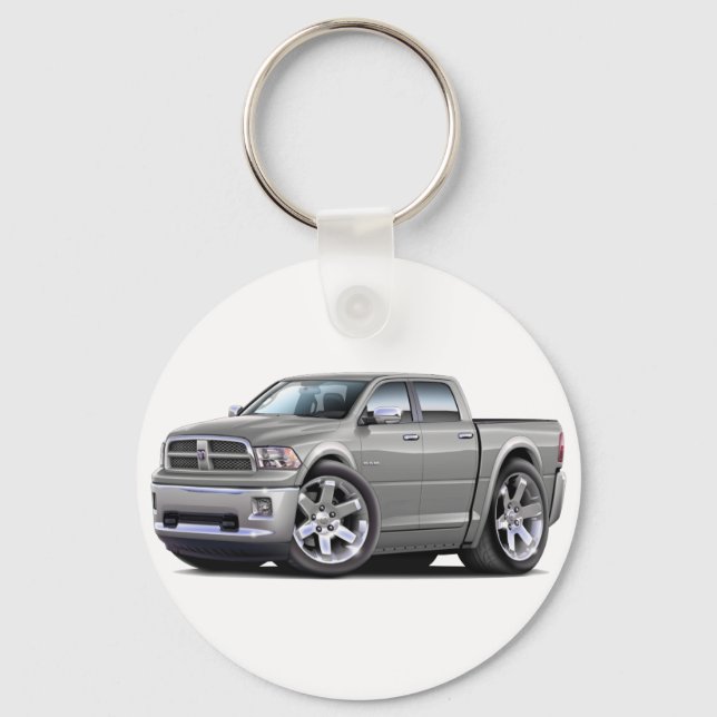 2010-12 Ram Dual Silver Truck Schlüsselanhänger (Vorderseite)