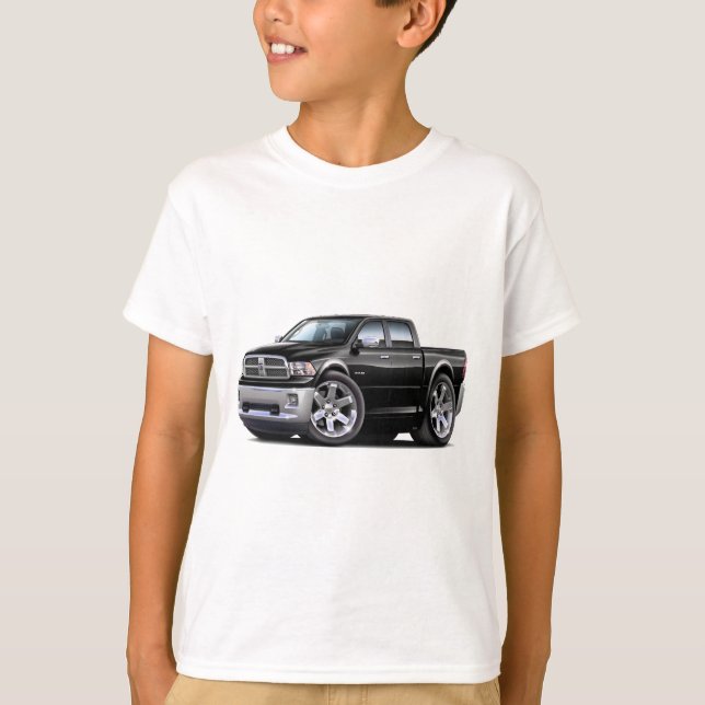 2010-12 RAM-schwarzer VerdoppelunglKW T-Shirt (Vorderseite)