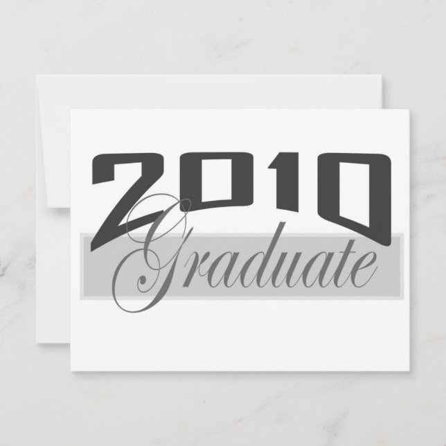 2010 Absolvent Ankündigung (Vorderseite)