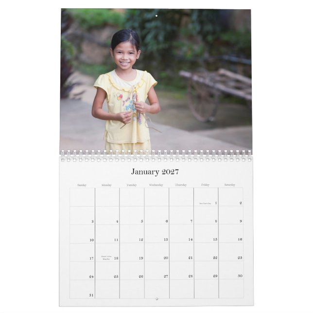 2010 calendrier - norme 11" x 17" (Jan 2027)