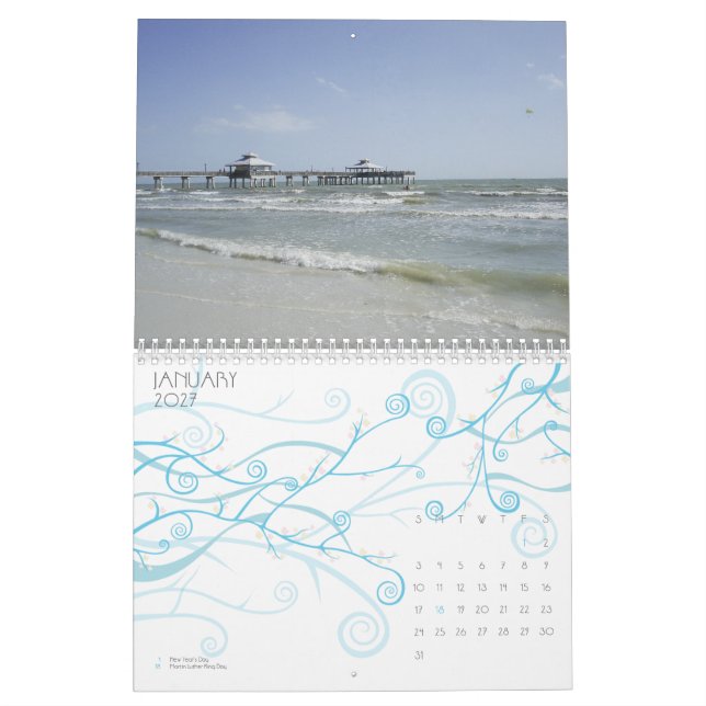 2010 Strand-Kalender Kalender (Jan 2027)