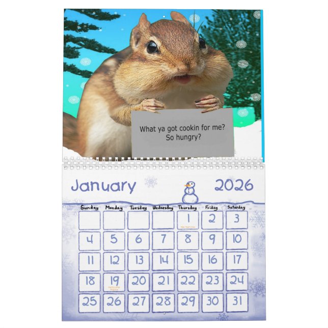 2011 Eichhörnchen-Kalender Kalender (Jan 2026)