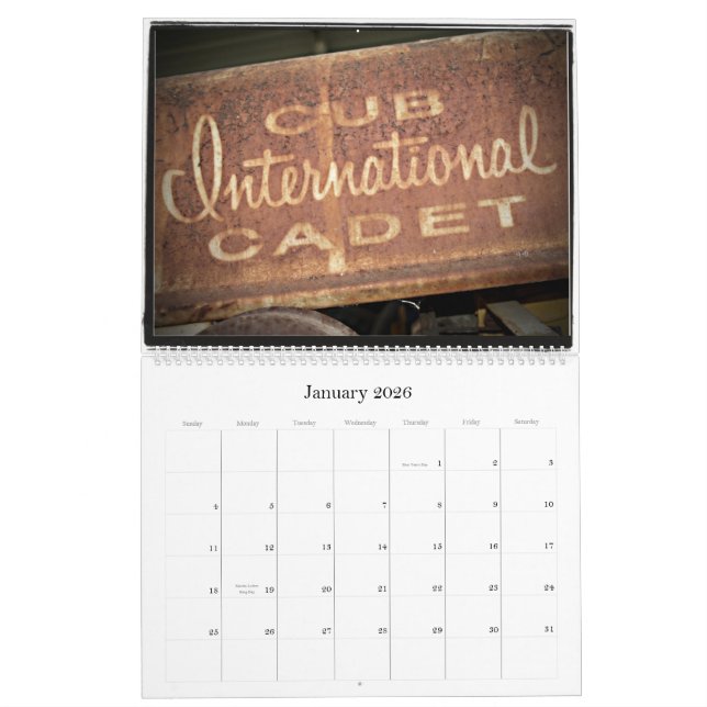 2011 Garten-Traktoren Kalender (Jan 2026)
