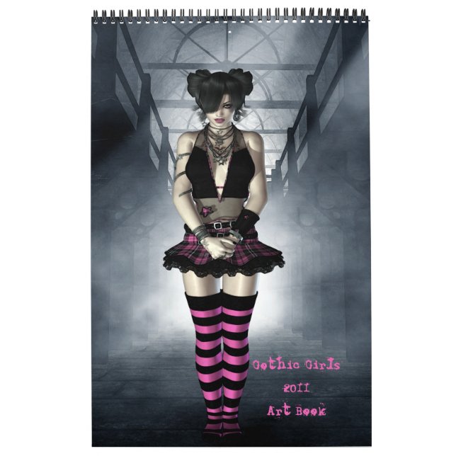 2011 Gotische Girls Art Buchkalender Kalender (Titelbild)