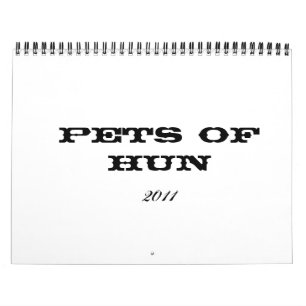 2011 Haustiere Hunne Kalender