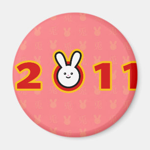 2011: Jahr des Kaninchens Magnet