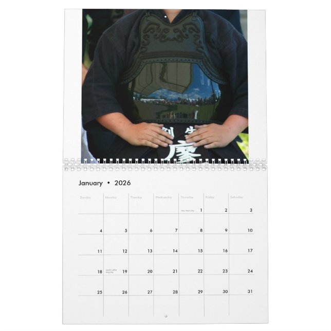 2011 Korken Budokai Kalender (Jan 2026)