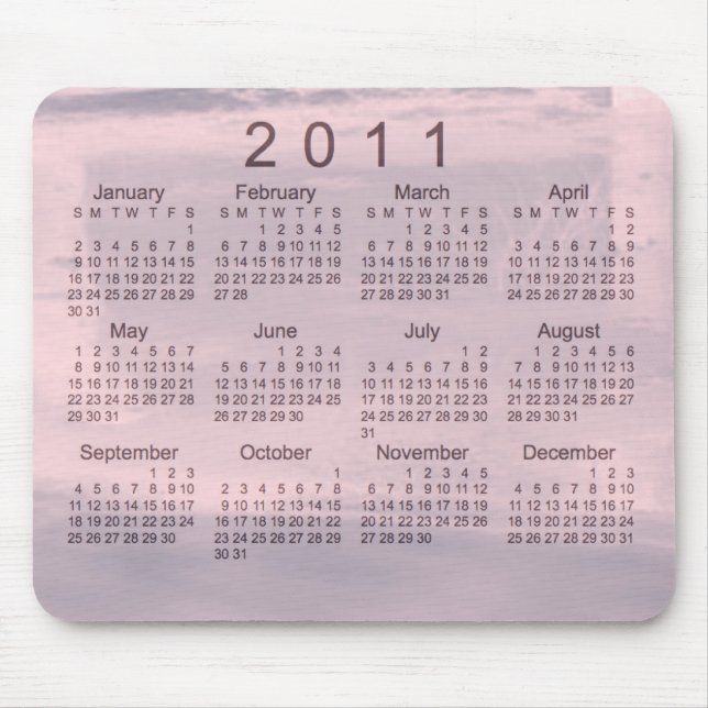 2011 Landschaftskalender Mousepad (Vorne)