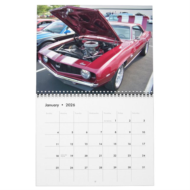 2011 Schwerer Muskelkalender Kalender (Jan 2026)