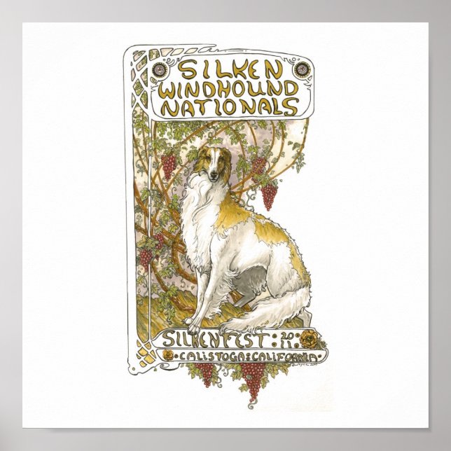 2011 Silkenfest Logo Joyce Chin Poster (Vorne)