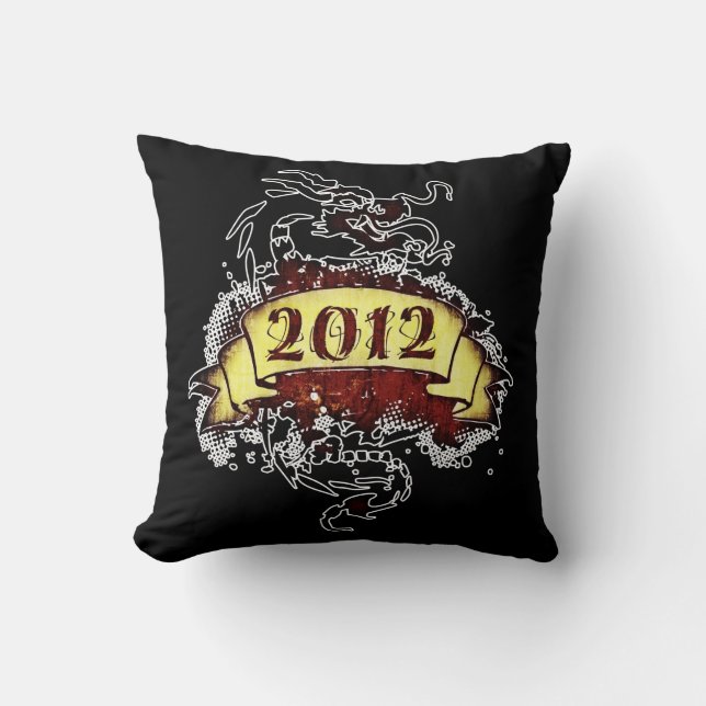 2012 - Année du Dragon - Coussin (Recto)