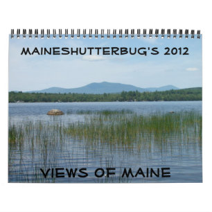 2012 Ansichten von Maine-Kalender Kalender