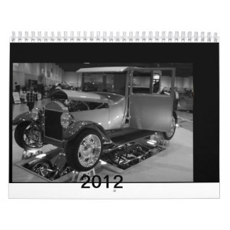 2012 Autos Gestern in Schwarzweiss Kalender