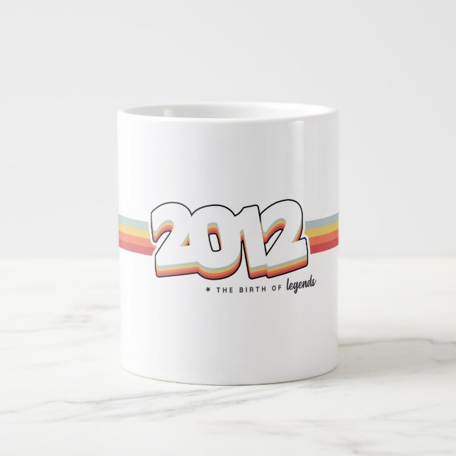 2012 Die Geburt von Legenden Jumbo-Tasse (Vorderseite)