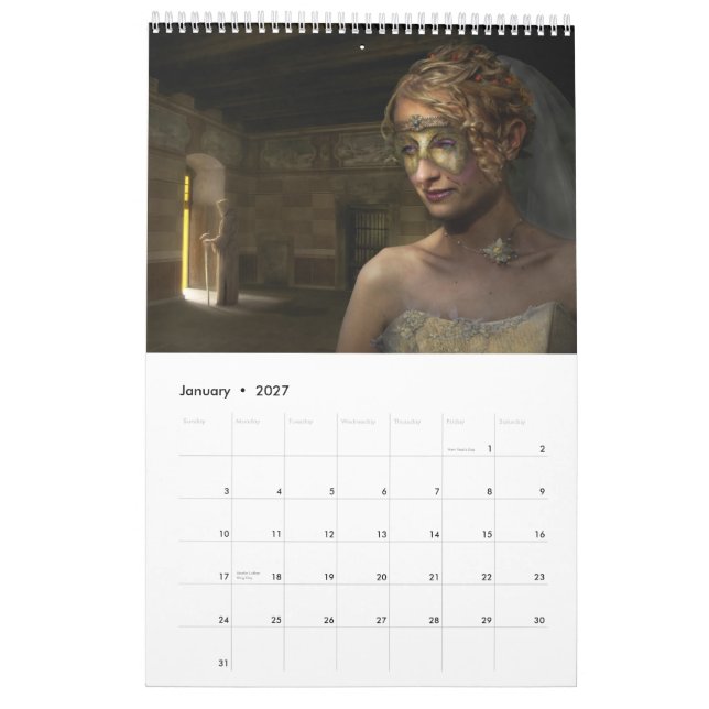 2012 Digitale Bibliothek & Fantasie Kunst - Mauerk Kalender (Jan 2027)