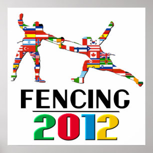 2012: Fechten Poster