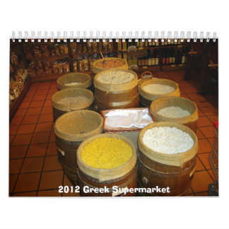2012 Grieche-Supermarkt-Kalender Kalender