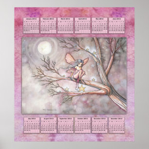 2012 Jahreskalender-Feenzauberposter für kleine Mä Poster